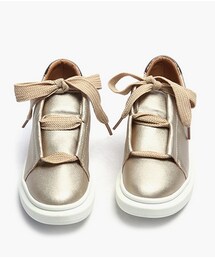 シャイニーレースアップスニーカー(スニーカー)