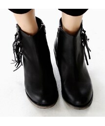 ヴィンテージタッセル付きアンクルブーツ(ブーツ)