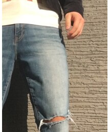 古着のデニムをリメイク | デニムパンツ