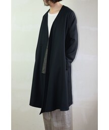 SASQUATCHfabrix. | SASQUATCHfabrix (サスクワッチファブリックス）HANERI LONG LIGHT COAT [BLACK] (その他アウター)