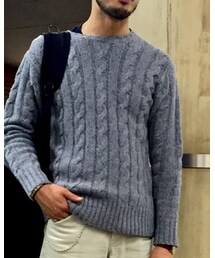 ciname. | 2015年復刻 チナム ケーブルネップニット(ニット/セーター)