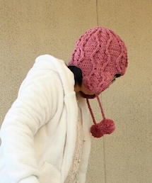 ちよこ手編み帽子 | ニットキャップ/ビーニー