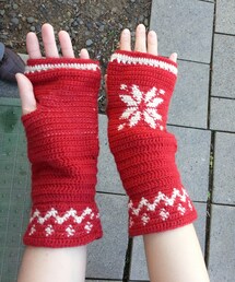 ちよこ手編みハンドウォーマー | その他