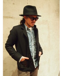 Battalion MELTON COVER ALL BLACK(カバーオール)