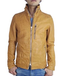 junhashimoto | junhashimoto INNER RIDERS CAMEL(ライダースジャケット)