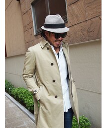 junhashimoto | junhashimoto CHANGE SLEEVE COAT BEIGE(ステンカラーコート)