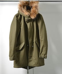 AMERICAN RAG CIE | ラクーンファーモッズコート(モッズコート)