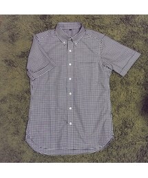 無印良品 | ギンガムチェック半袖シャツ(シャツ/ブラウス)