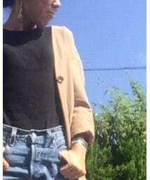 ANY SIS | ノーカラージャケット