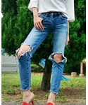 MOUSSY(マウジー)の「パンツ(デニムパンツ)」