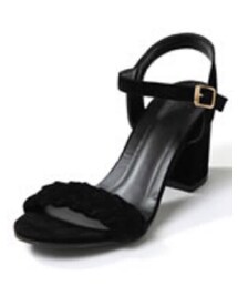 GRL | 編み込み太ヒールサンダル(サンダル)