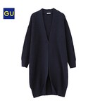 GU | ロングカーディガン(針織衫/披肩)