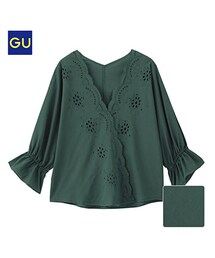 GU | スカラップレースブラウス(シャツ/ブラウス)