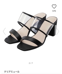 GU | クリアミュール(サンダル)