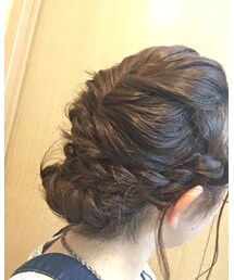 ヘアアレンジ | この間と似てるけどちょっとだけ違う(その他)
