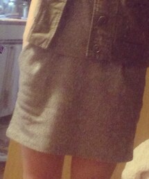 ADAM ET ROPE' | ストライプスカート
(スカート)