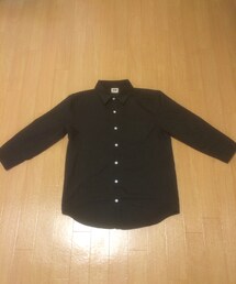 WEGO | 七分袖シャツ ( 黒 )(シャツ/ブラウス)