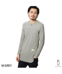 ZIP FIVE | ロング丈カットソー(Tシャツ/カットソー)