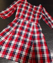 HERE'S | チェックワンピース(ワンピース)