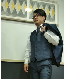 ベストはこんな感じで | スーツベスト