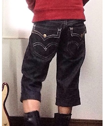 Levi's | 短く裾上げしてダブル仕上げの502(デニムパンツ)
