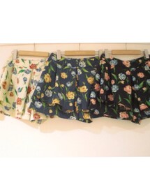 LOWRYS FARM | 花柄ペプラムキュロット(その他パンツ)