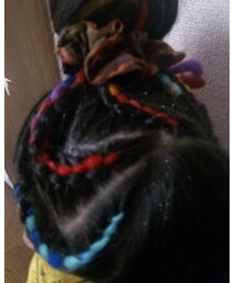 カラフル毛糸 | その他ヘアアクセサリー