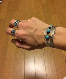 Indian Jewelry | 右手 オールナバホ(リング)