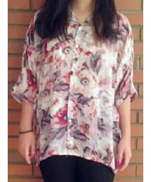 潑墨花襯衫 | トップス