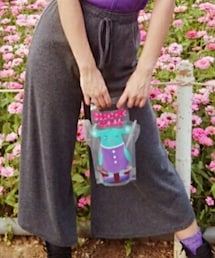 厚棉灰寬褲 | チノパンツ