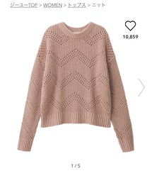 GU | クロシェセーター(ニット/セーター)