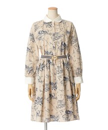 F i.n.t | フルーツカトラリー柄シャツワンピース/F i.n.t(ワンピース)