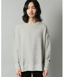 AMERICAN RAG CIE | ロゴ刺繍 ビックシルエット フレンチテリー スウェットWEB限定(スウェット)