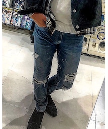 GU - オリジナルリメイククラッシュ👖 | その他パンツ
