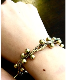 BRUNABOINNE | ガリトラップバングル(真鍮)/誕生日プレゼントです。(バングル/リストバンド)