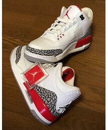 NIKE | AIR JORDAN 3 RETRO “WHITE/RED”(スニーカー)