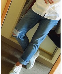 UNIQLO | リメイク(デニムパンツ)