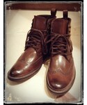 H&M | 編み上げブーツ(靴子)