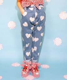 Candy Stripper | LOVE ME DENIM SARROUEL PANTS(デニムパンツ)