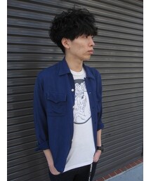 古着コーデュロイシャツ(シャツ/ブラウス)