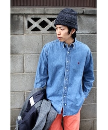 RALPH LAUREN | 古着 Ralph Lauren デニムボタンダウンシャツ(シャツ/ブラウス)