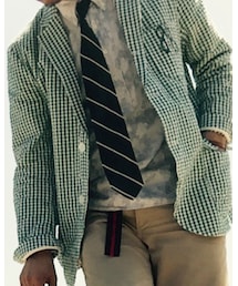 RUGGED FACTORY | サックスカモフラプルオーバーシャツ(トップス)