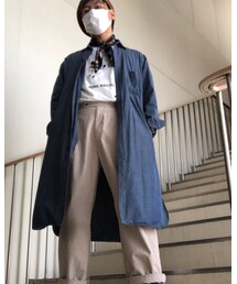 40ct&525 | インディゴロングシャツ(シャツ/ブラウス)