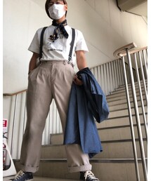 脱いだ感じはサスペンダー | トップス