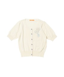 F i.n.t | ハートバルーン半袖ニットカーディガン(カーディガン/ボレロ)