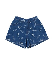 F i.n.t | ロゴハートバルーンブリーチデニムショートパンツ(デニムパンツ)