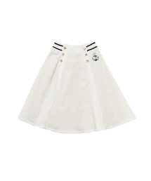 F i.n.t | イカリ刺繍ダンガリーミドル丈スカート(スカート)