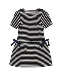 F i.n.t | サイドリボンボーダーパフTワンピース(ワンピース)