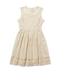 F i.n.t | 総レースノースリーブワンピース(ワンピース)