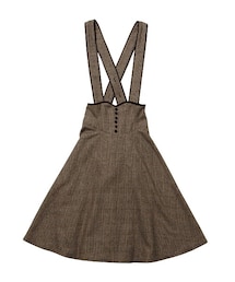 F i.n.t | サス付きグレンチェックサーキュラースカート/an another angelus(スカート)